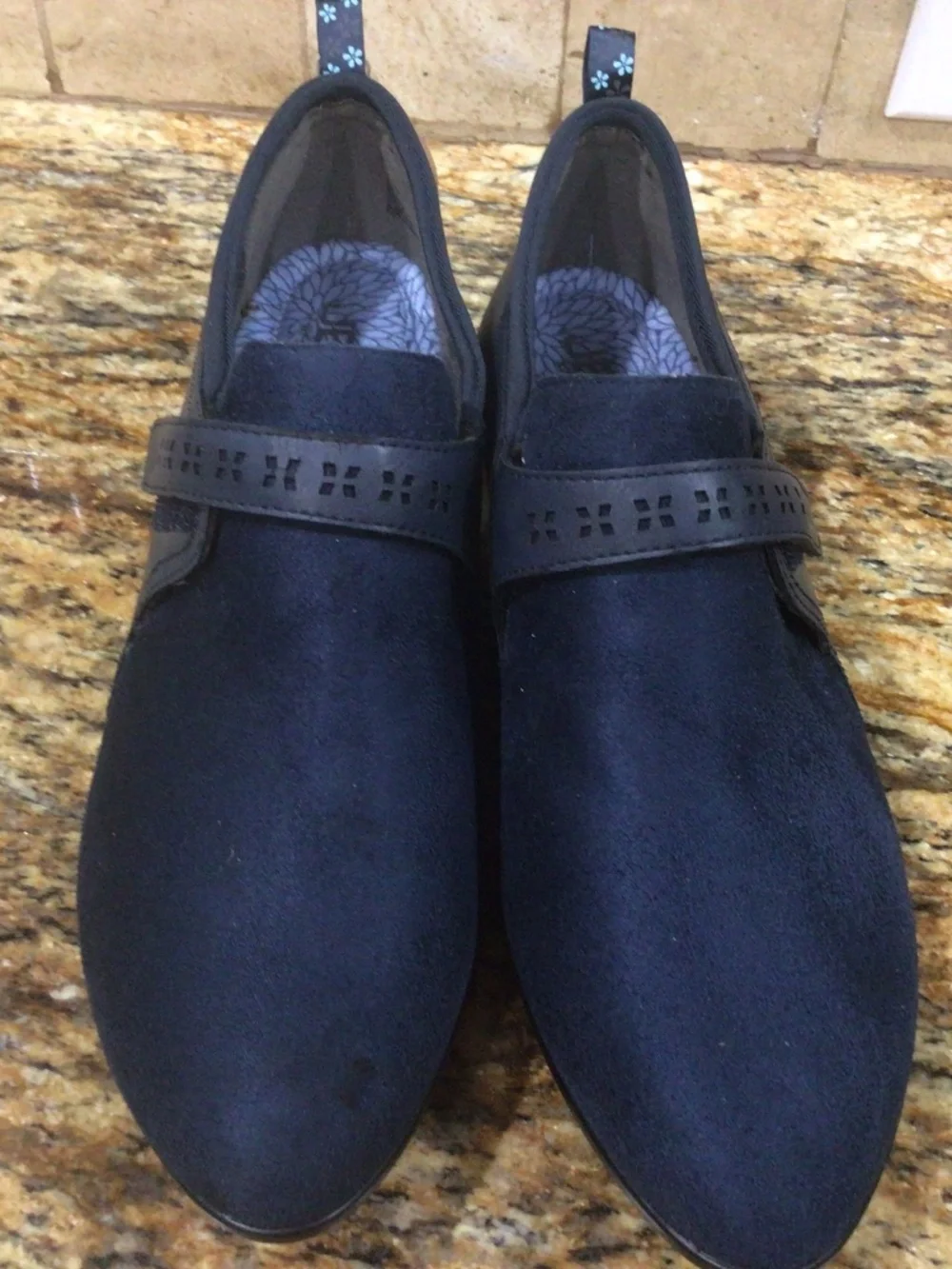 Brand new JBU blue suede looking shoes. Size 11